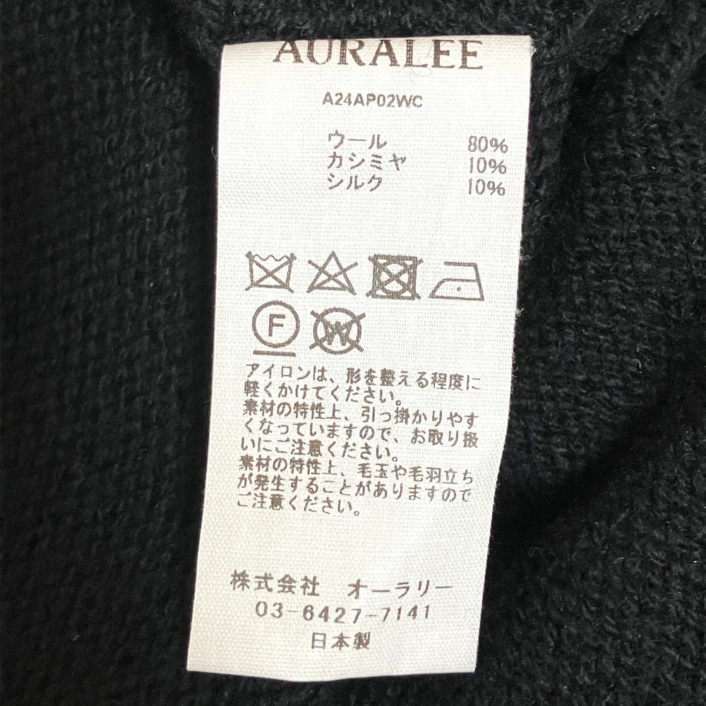 オーラリー ウールカシミヤシルクニットプルオーバー