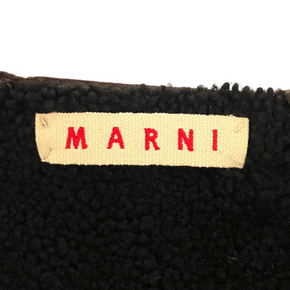 マルニ ビーズ刺繍ムートンショートジャケット