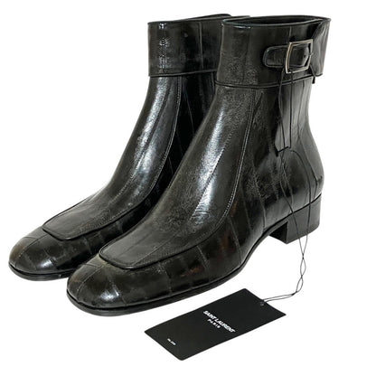 イヴサンローラン Miles Ankle Boots イールレザー ブーツ
