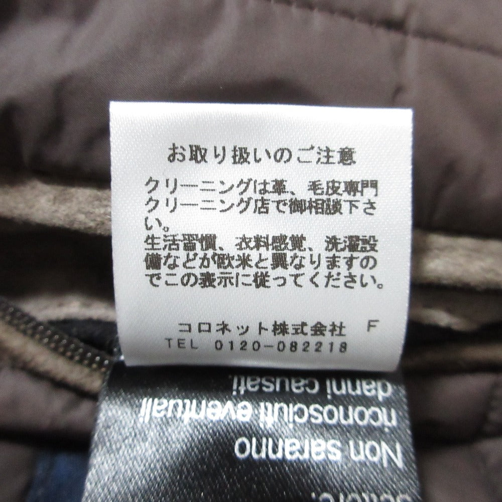 バルバ スエード 中綿フライトジャケット
