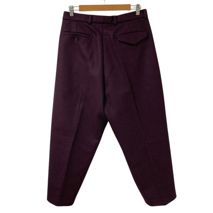 ローン ウールカシミヤテーパードパンツ
