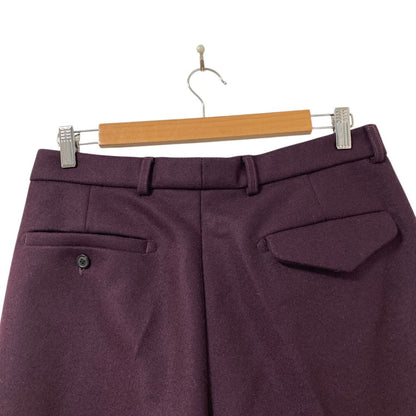 ローン ウールカシミヤテーパードパンツ