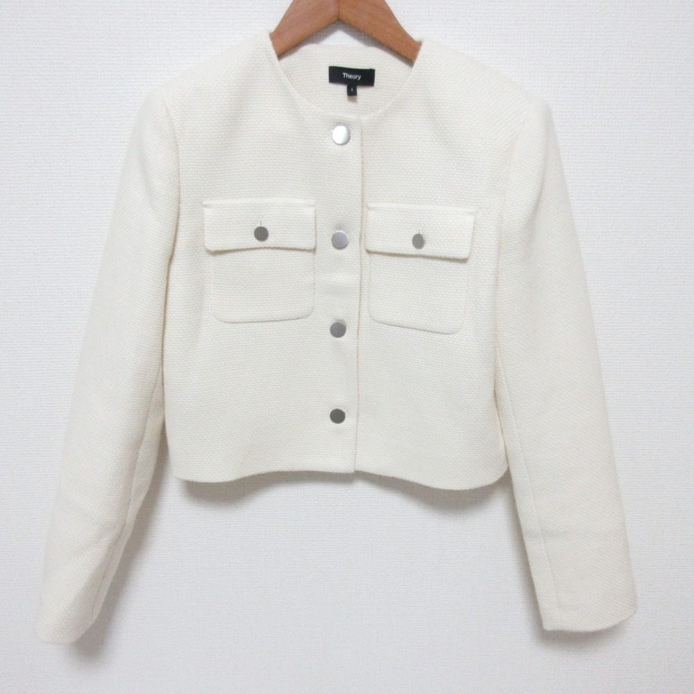 セオリー PLUSH TWEED PKT CARDEN ツイードジャケット