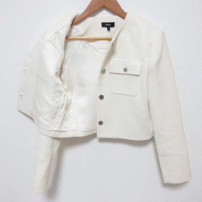 セオリー PLUSH TWEED PKT CARDEN ツイードジャケット