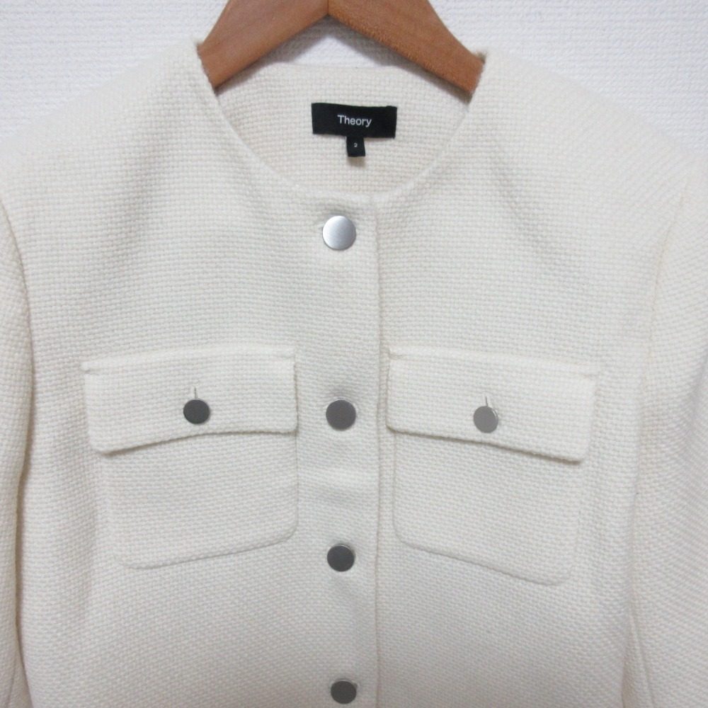 セオリー PLUSH TWEED PKT CARDEN ツイードジャケット
