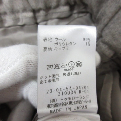 ギャルリーヴィー ライトフラノストレッチマリンパンツ
