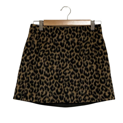 マディソンブルー MICRO MINI SKIRT LEOPARD ミニスカート