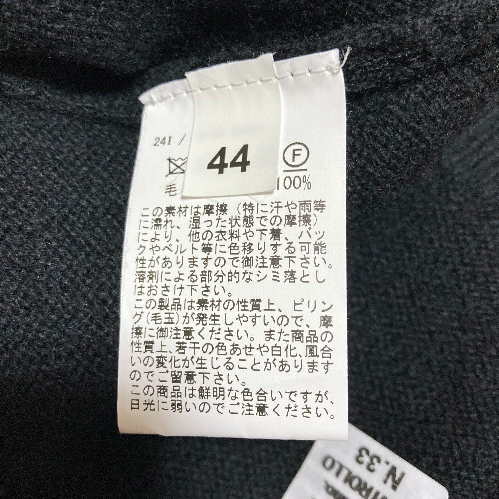 グランサッソ ウールクルーネックニットセーター