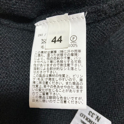 グランサッソ ウールクルーネックニットセーター