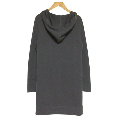 フォクシー フーデッドロングニットカーディガンコート
