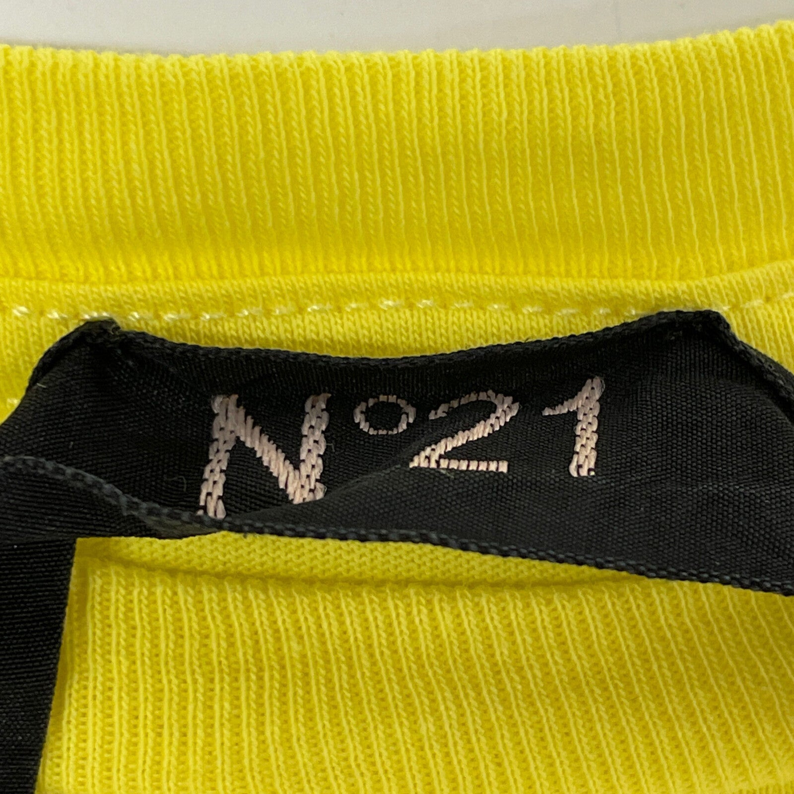 N゜21 ロゴ コットン Tシャツ