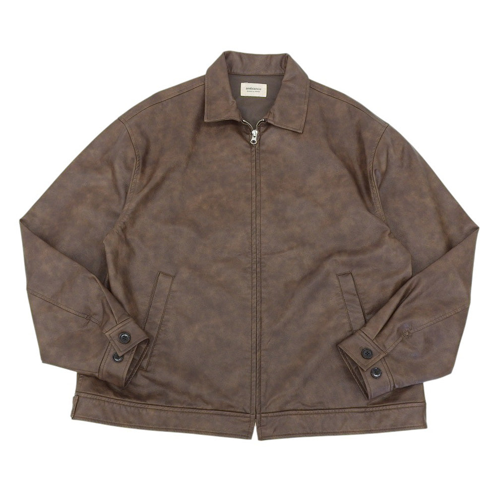 B:MING フェイク レザー ジャケット