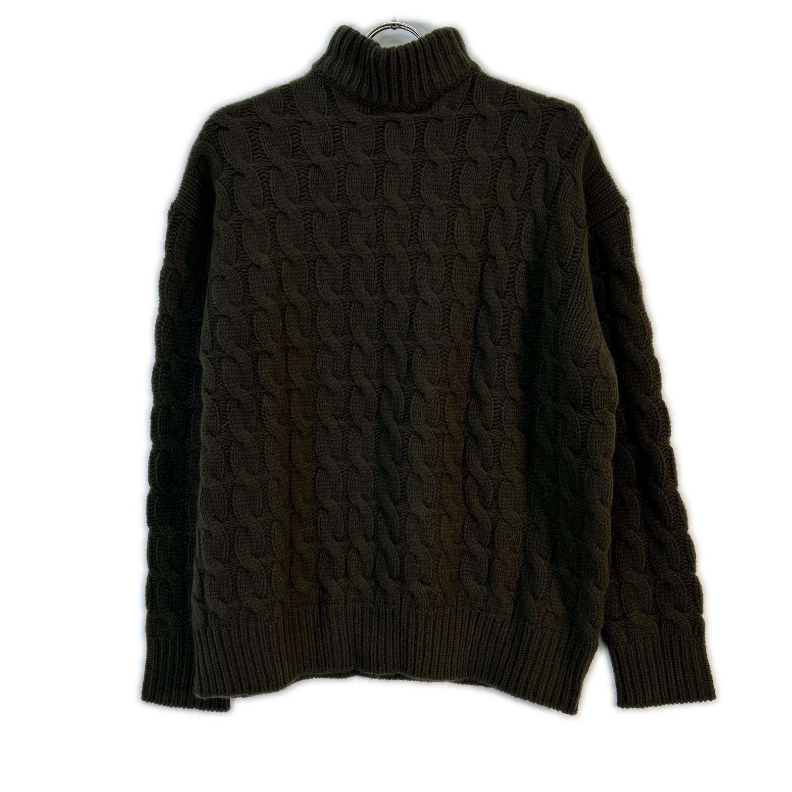 サイ ウールカシミヤタートルネックニット
