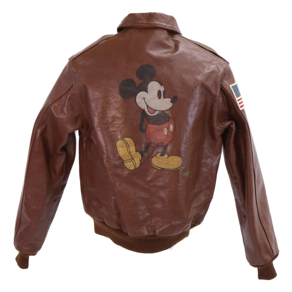 トイズマッコイプロダクト A-2ラフウェア MICKEY MOUSE レザージャケット 限定