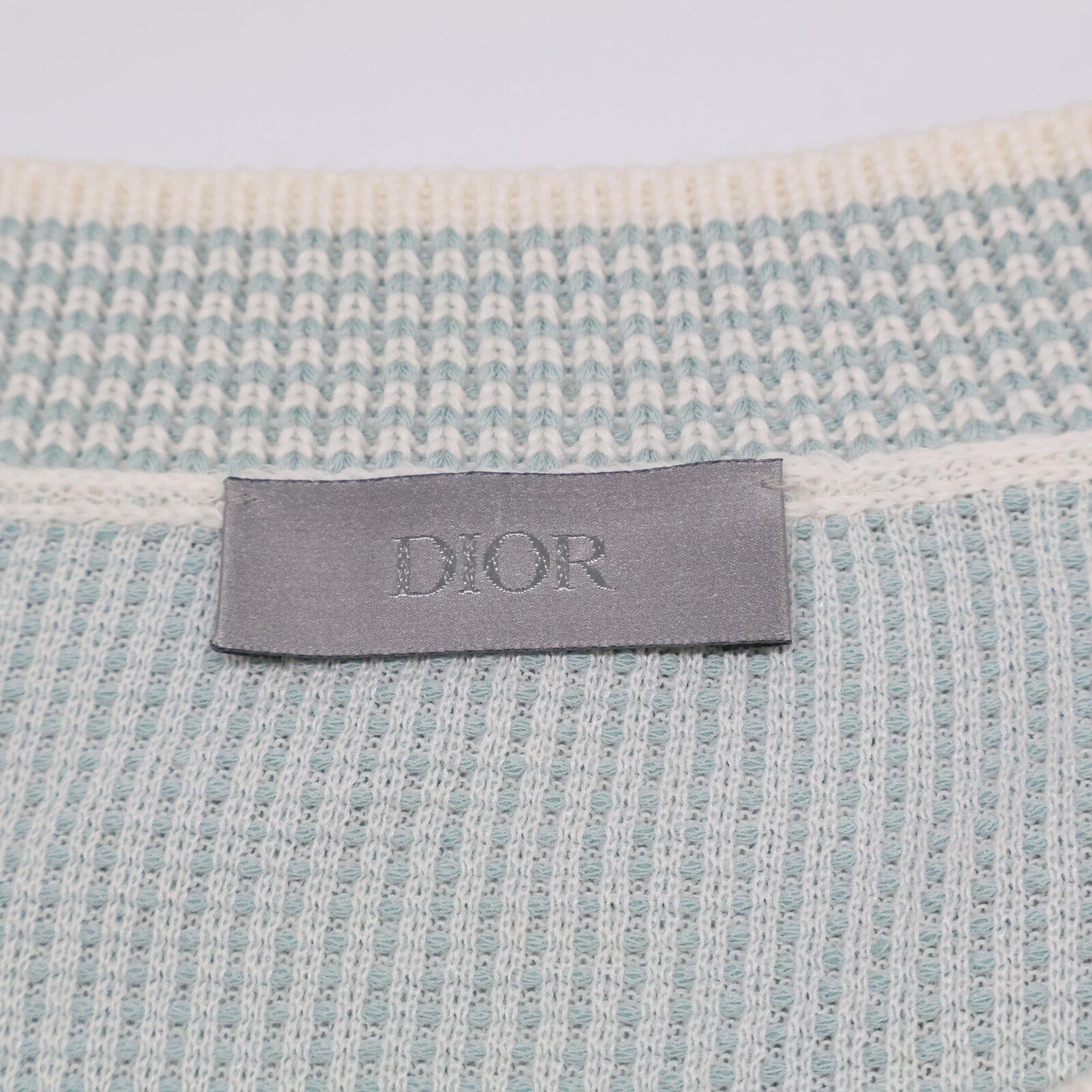 ディオールオム コットンポリエステルニットTシャツ