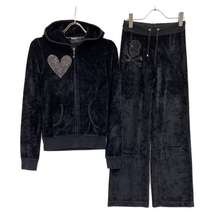Philipp Plein ベロア スワロフスキー ジャージ セットアップ