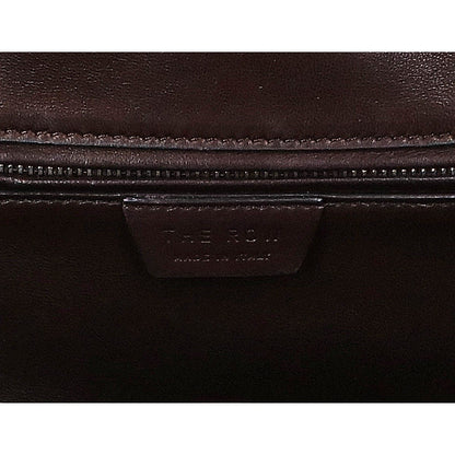 ザロウ INDIA 12.00 型押しカーフレザー ハンドバッグ