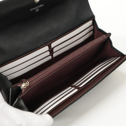 シャネル A50096 ラムスキン ロング ウォレット
