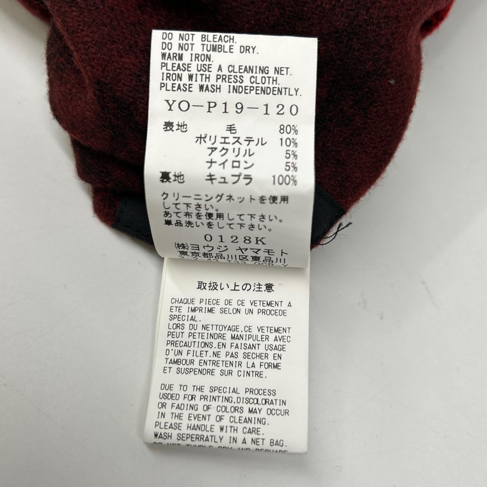 ヨウジヤマモトワイズ ウールパンツ