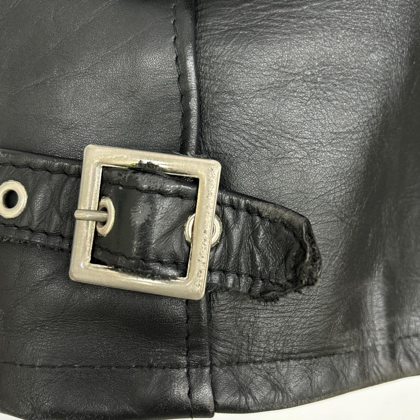 ショット 641 レザーライダースジャケット