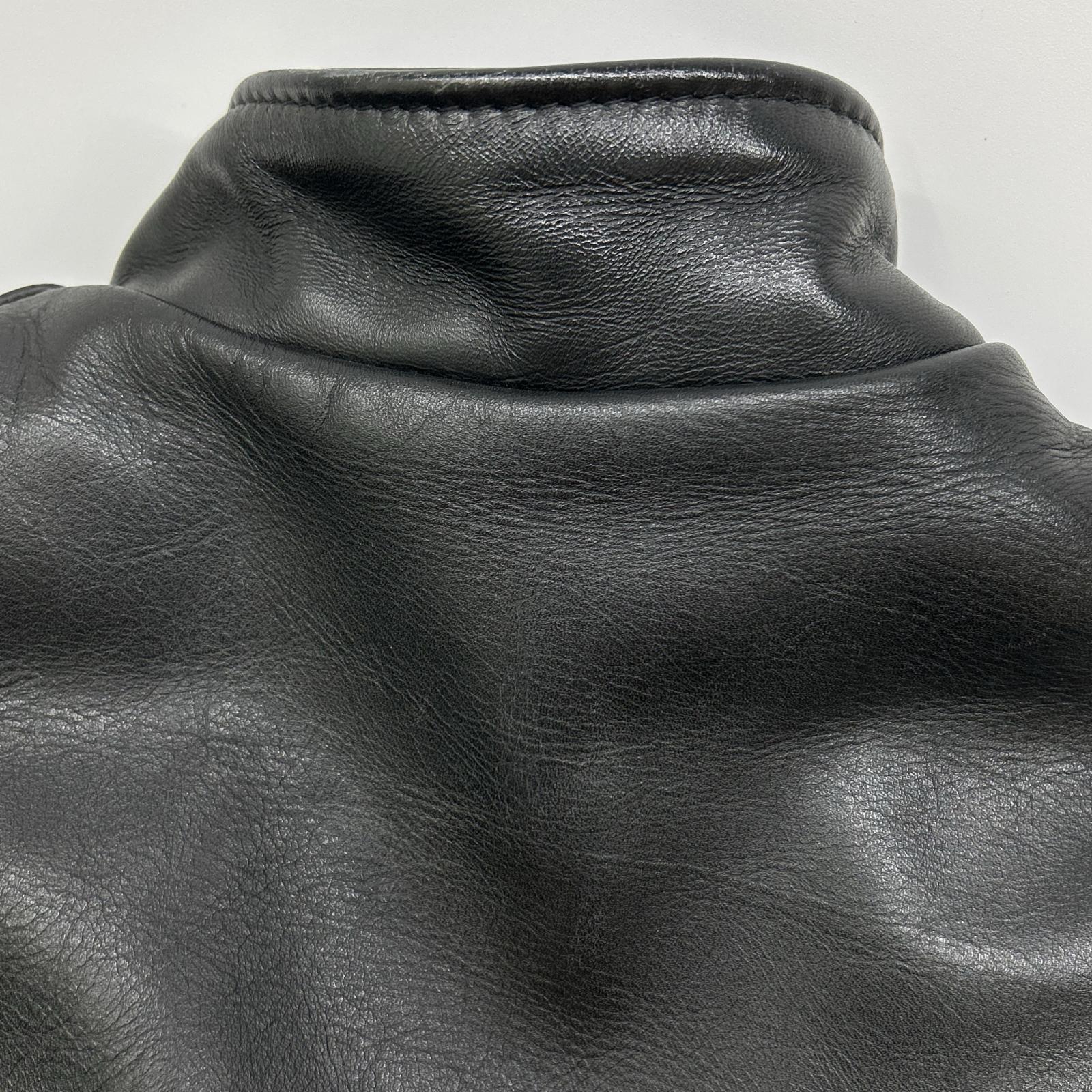 ショット 641 レザーライダースジャケット