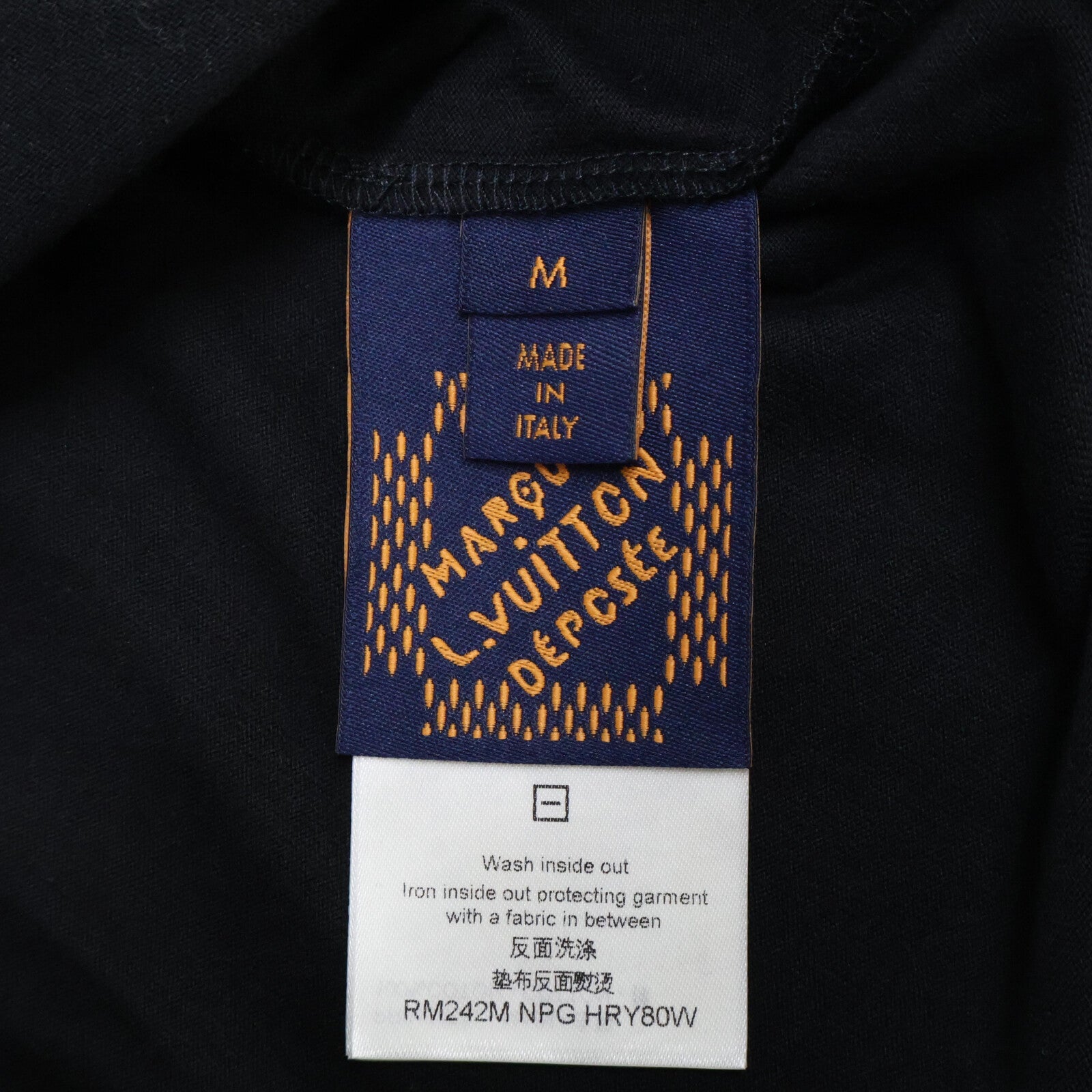 ルイヴィトン グラフィックエンベリッシュドコットンTシャツ トップス