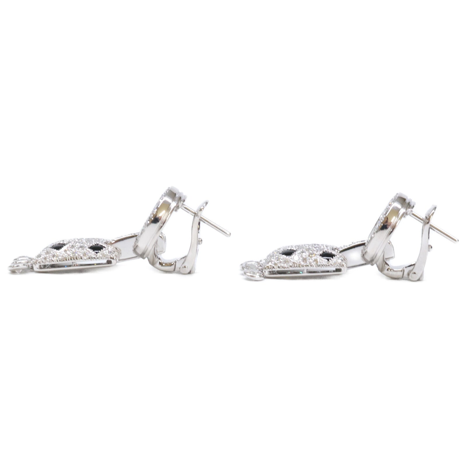 カルティエ パンテール ドゥ カルティエ 750WG ダイヤ オニキス ピアス