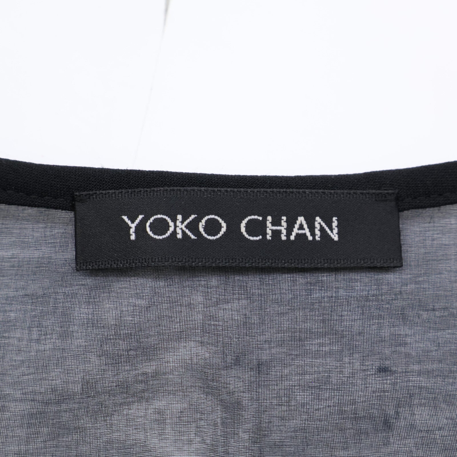 YOKOCHAN バック V オーガンザ レーヨン ブレンド ドレス