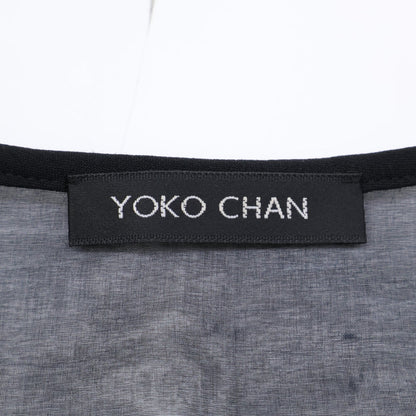 YOKOCHAN バック V オーガンザ レーヨン ブレンド ドレス