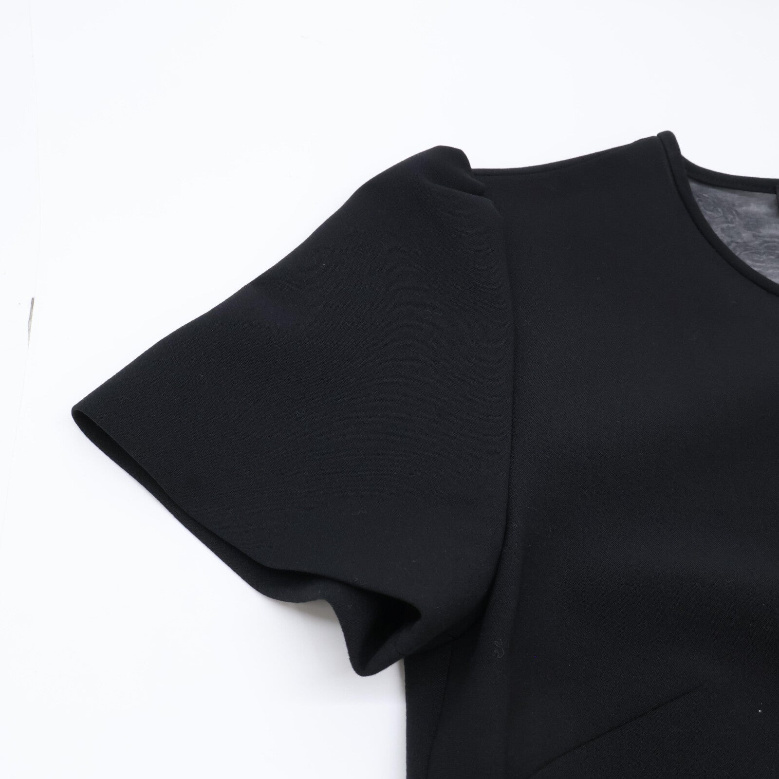 YOKOCHAN バック V オーガンザ レーヨン ブレンド ドレス