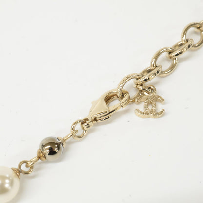 シャネル ココ マーク ラウンド プレート ロング ネックレス