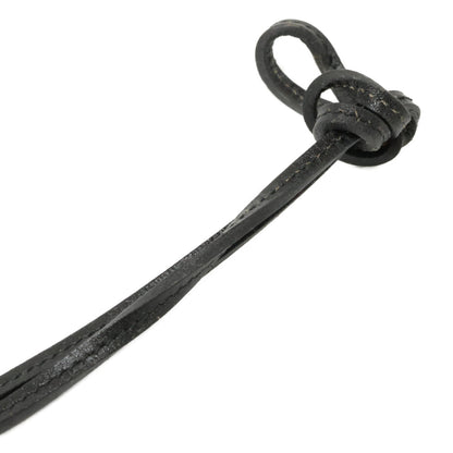 エルメス 925 シルバー レザー ペンダント ネックレス