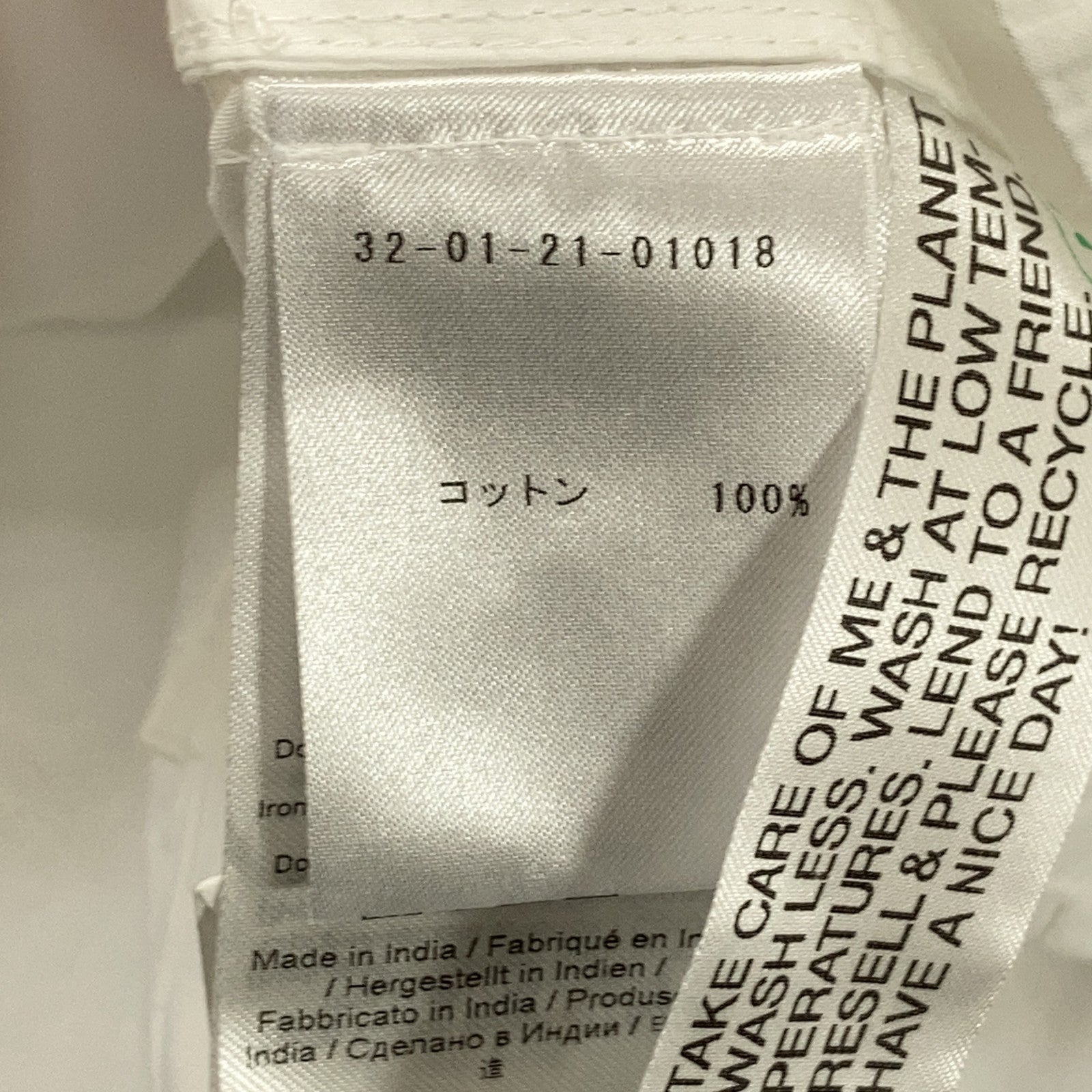 ガニー コットンノースリーブブラウス