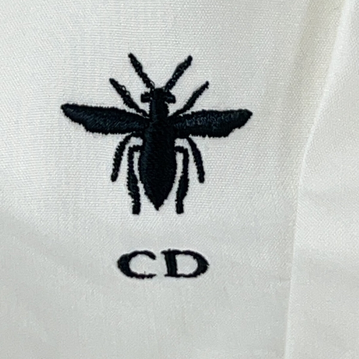 クリスチャンディオール Bee刺繍 コットンワンピース