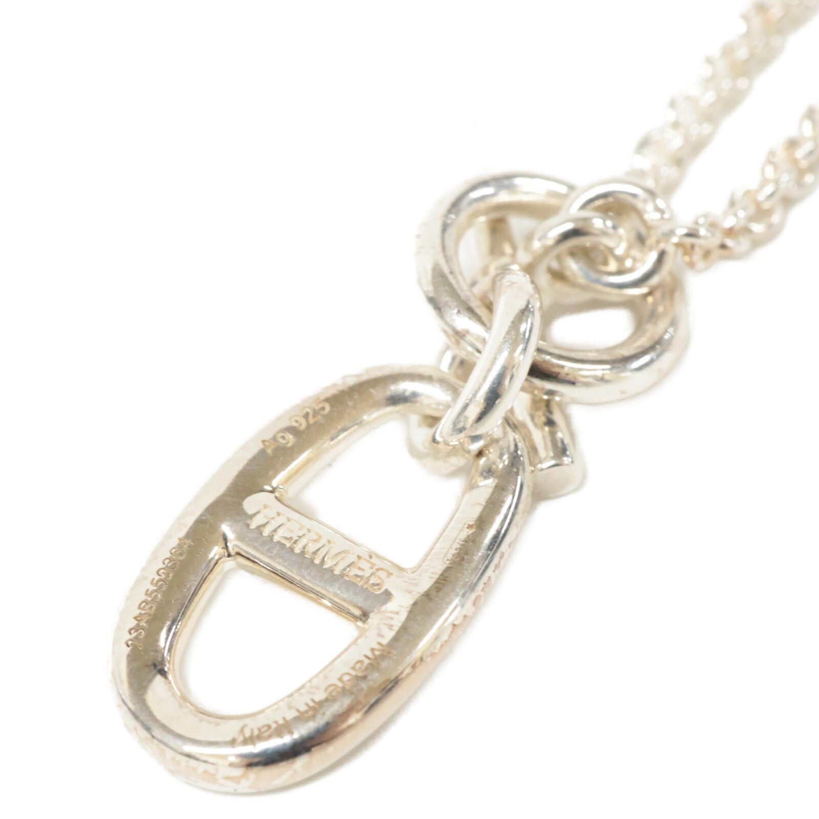 エルメス アミュレット シェーヌ ダンクル 925 ネックレス