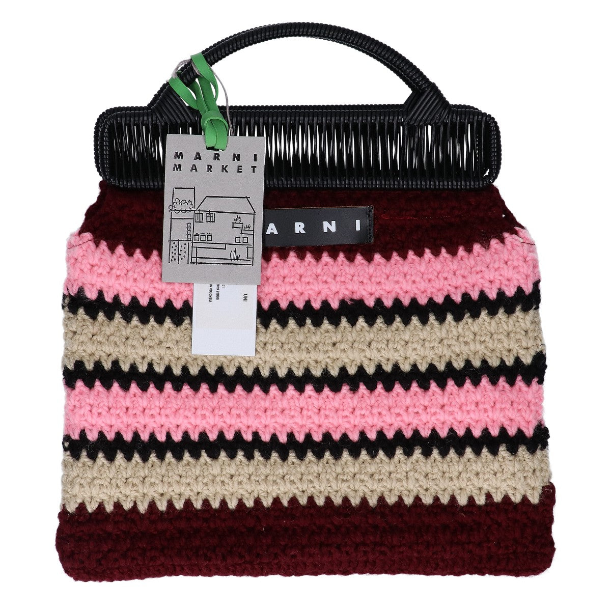 マルニ MARNI MARKET ニット ハンドバッグ