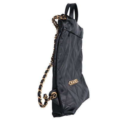 シャネル CHANEL22 シャイニーカーフスキン リュックサック