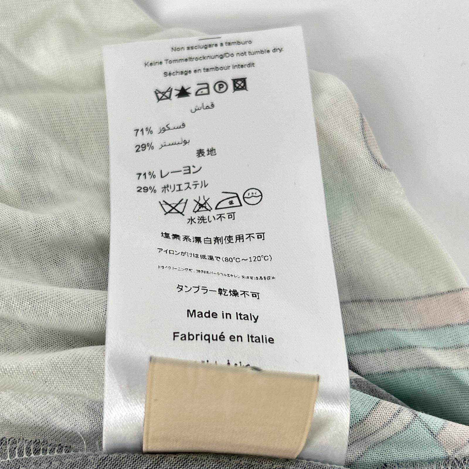エミリオプッチ レーヨンプリーツフレアワンピース