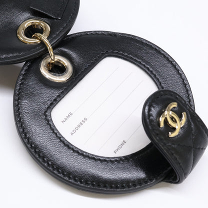 シャネル マトラッセ ラムスキン ネーム タグ チャーム