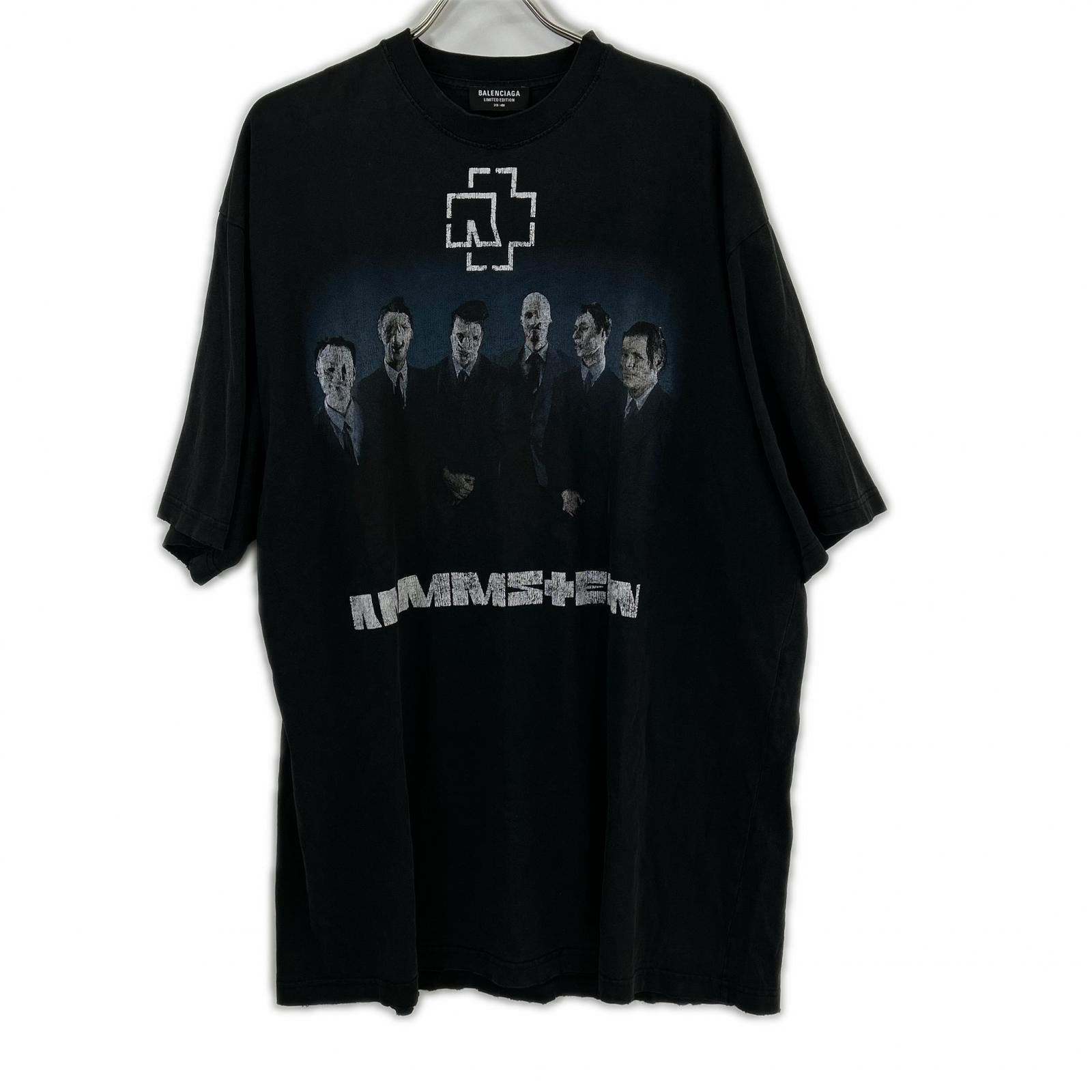 バレンシアガ ラムシュタイン コットン半袖Tシャツ
