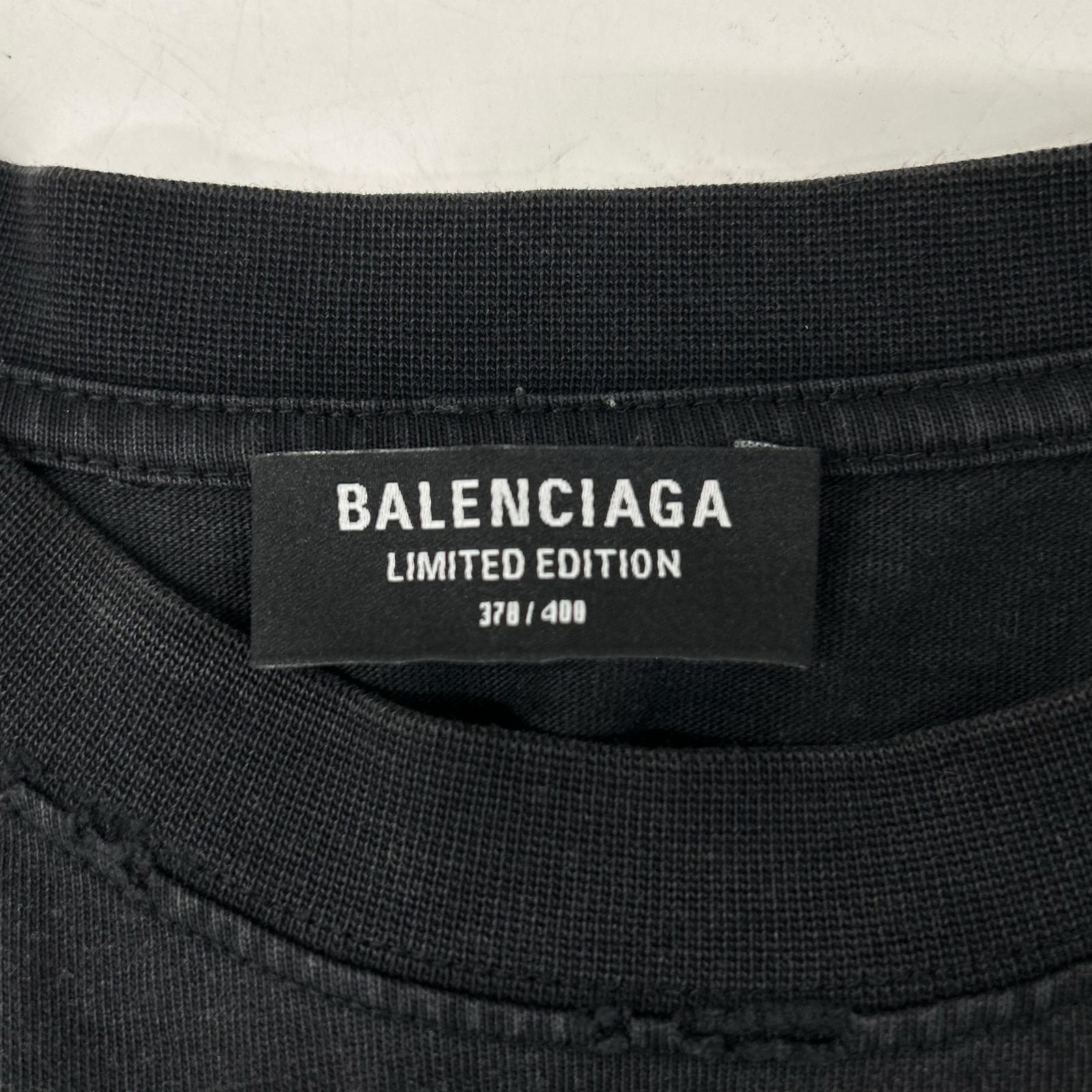 バレンシアガ ラムシュタイン コットン半袖Tシャツ