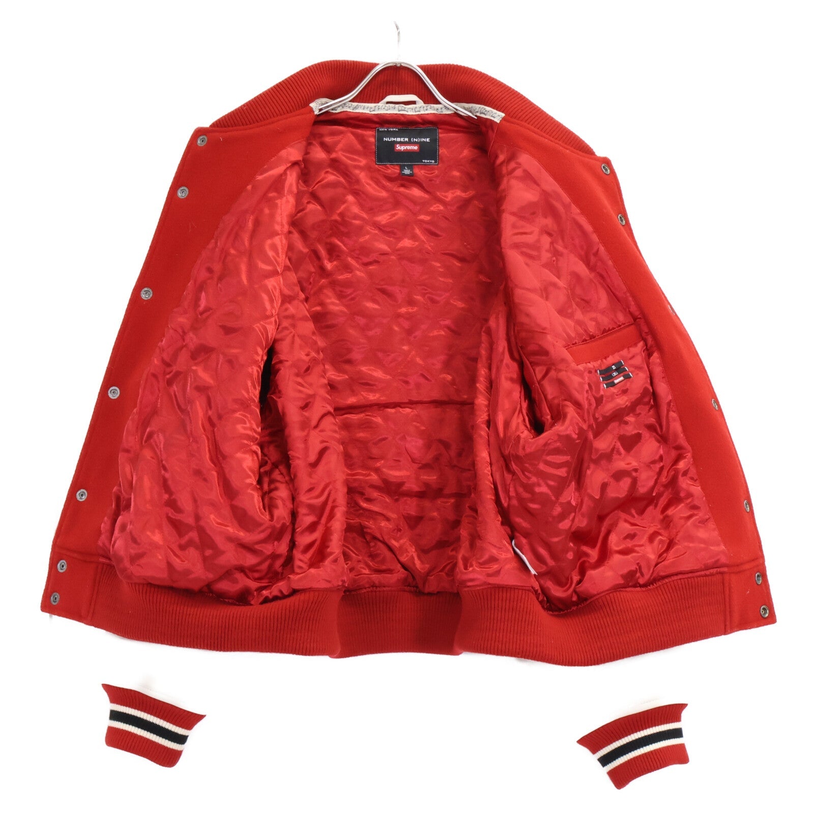 シュプリーム Mickey Mouse Varsity Jacket ウールジャケット