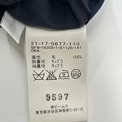 ビームスエフ ウールフランネルスーツセット