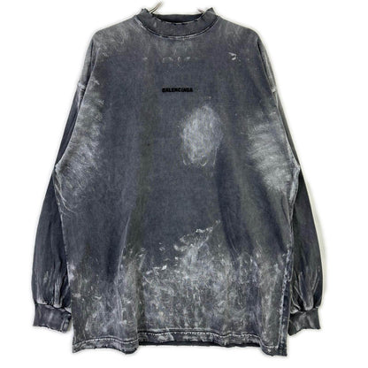 バレンシアガ コットンロングスリーブTシャツ