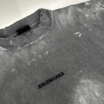 バレンシアガ コットンロングスリーブTシャツ