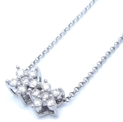 Tasaki ダイヤモンド ネックレス K18WG ホワイト ゴールド