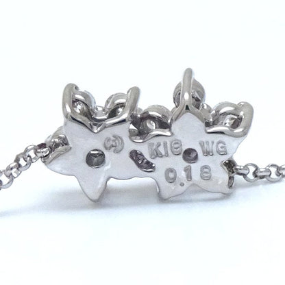 Tasaki ダイヤモンド ネックレス K18WG ホワイト ゴールド