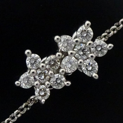 Tasaki ダイヤモンド ネックレス K18WG ホワイト ゴールド