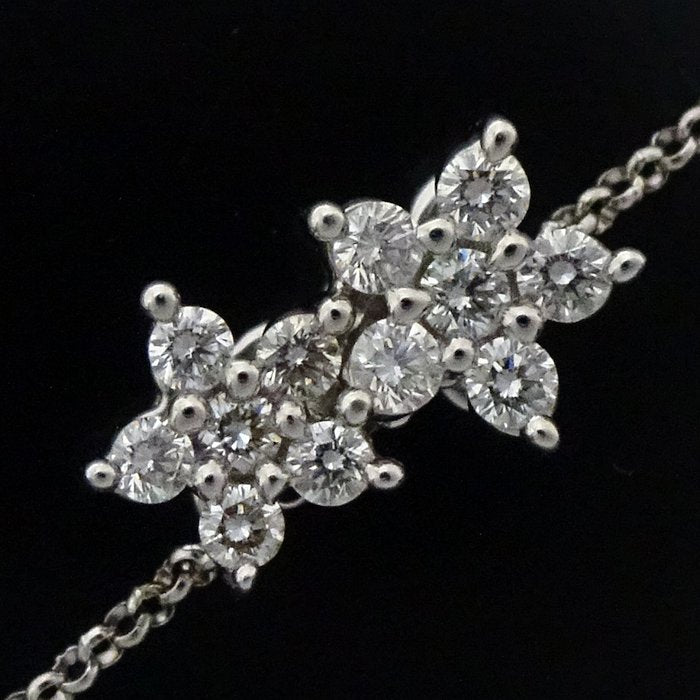 Tasaki ダイヤモンド ネックレス K18WG ホワイト ゴールド
