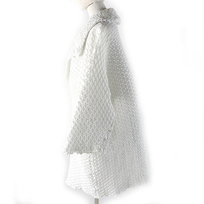 ISSEY MIYAKE スチーム プリーツ ポリエステル コットン コート